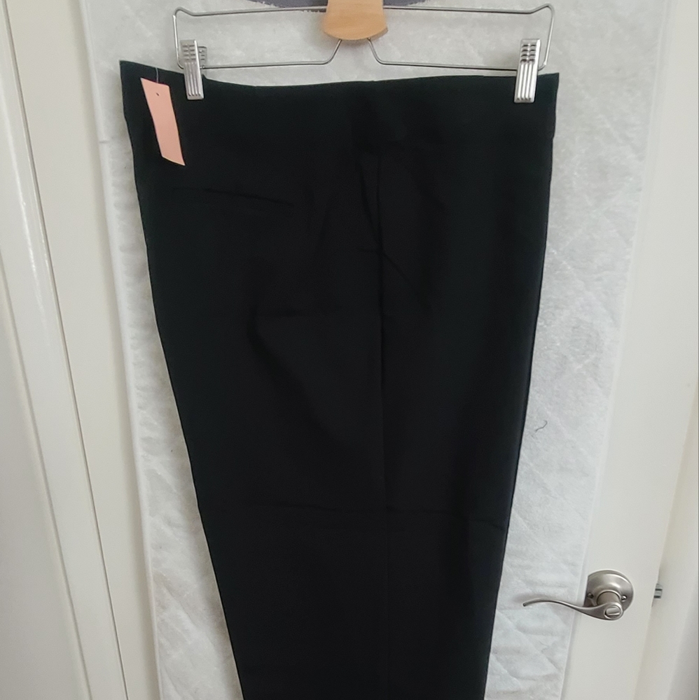 Loft Plus black wide leg trousers